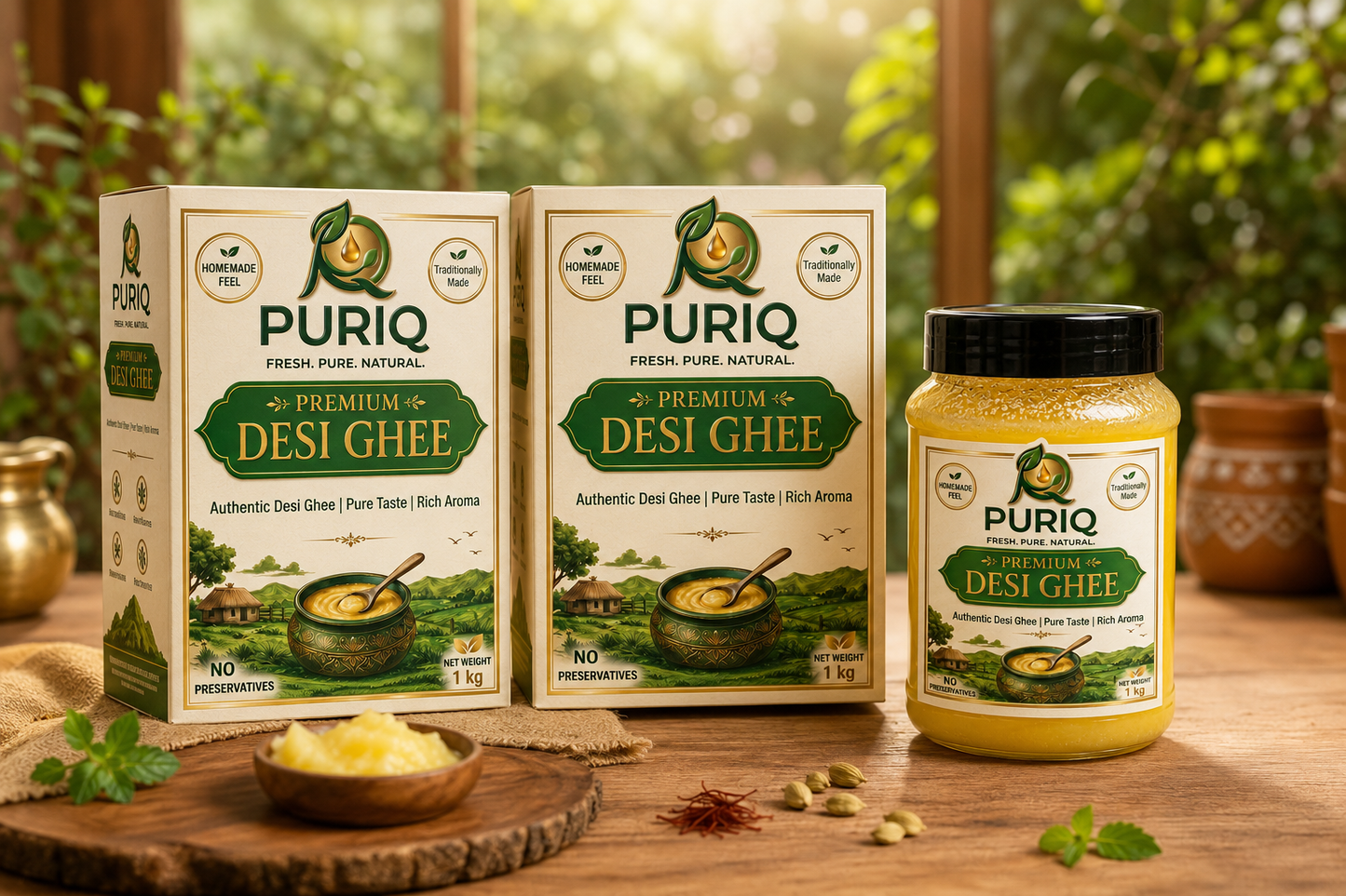 PURIQ Premium Desi Ghee