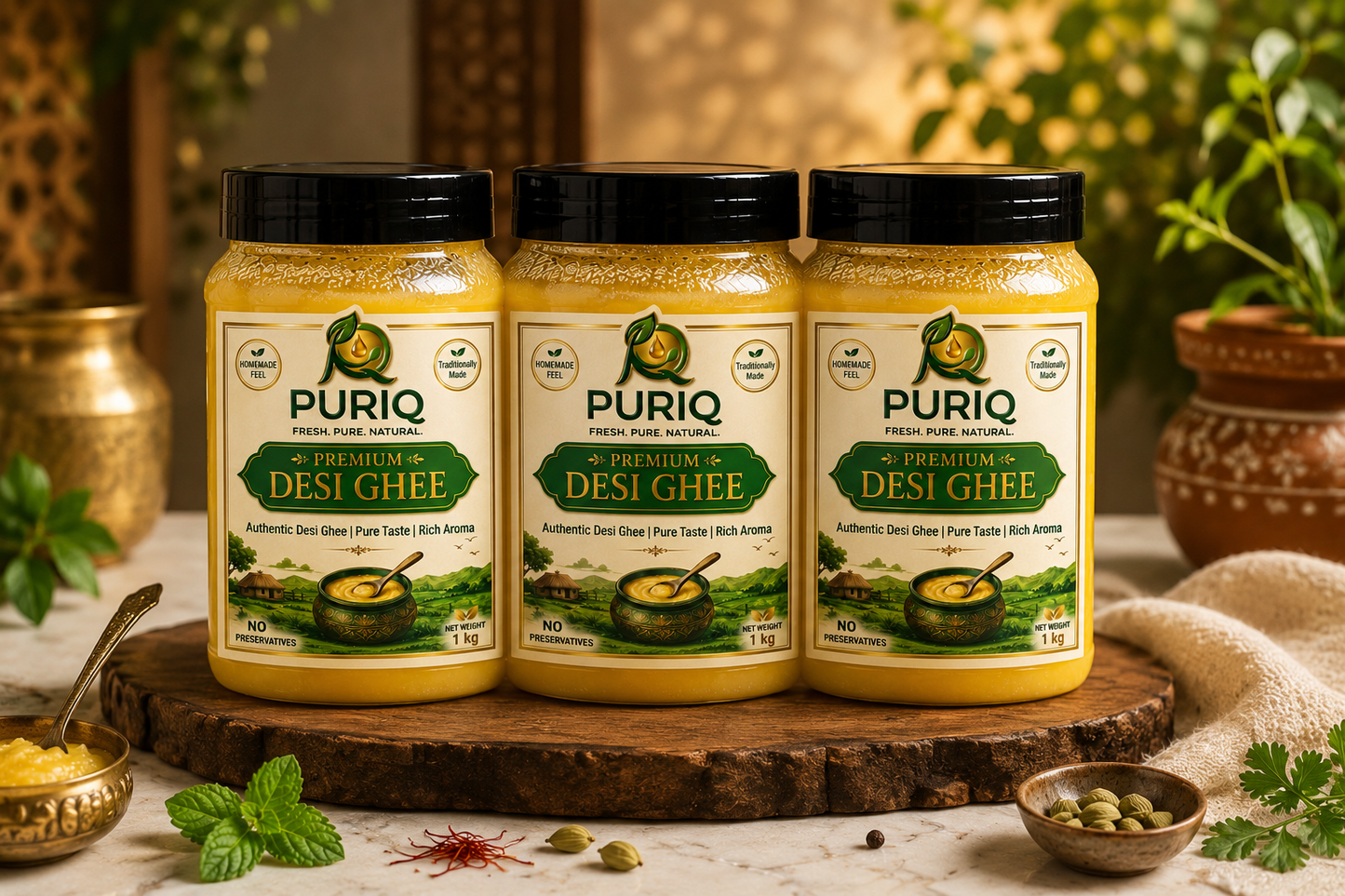 PURIQ Premium Desi Ghee